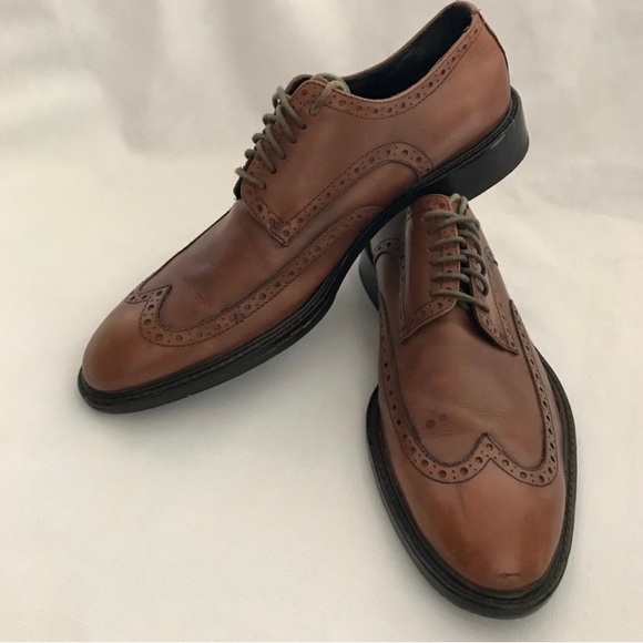 Joseph Abboud/Classic Leather Wing Tip Shoes main image 5